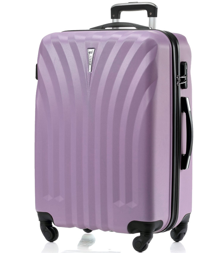 Средний чемодан спиннер Lcase Phuket Lilac (69 см)