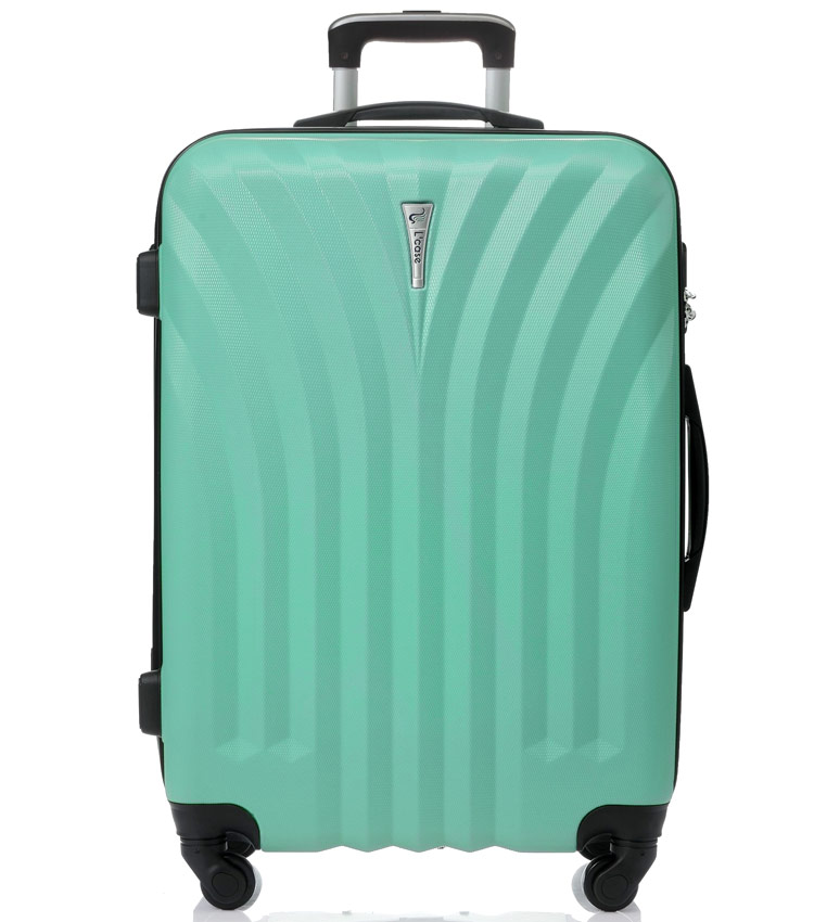 Большой чемодан спиннер Lcase Phuket mint (76 см)