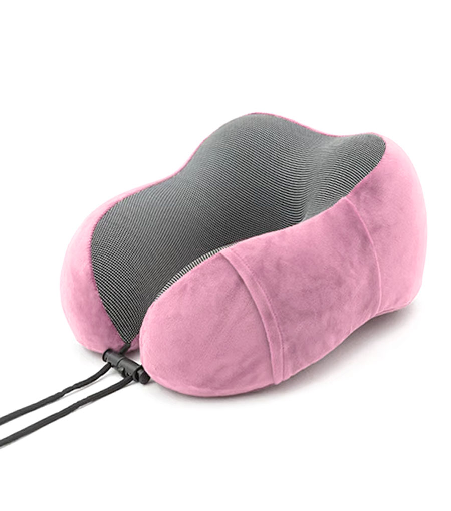 Дорожная подушка Travel Pillow memory-I pink