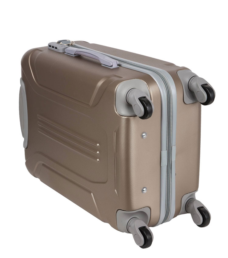 Средний чемодан-спиннер Polar 22059 coffee (68 см) 