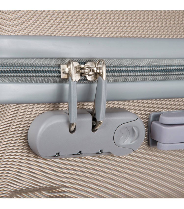 Средний чемодан-спиннер Polar 22059 coffee (68 см) 