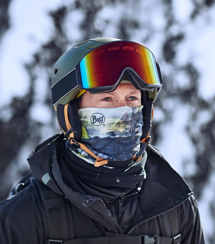 Бандана Buff Reflective R-solid Black