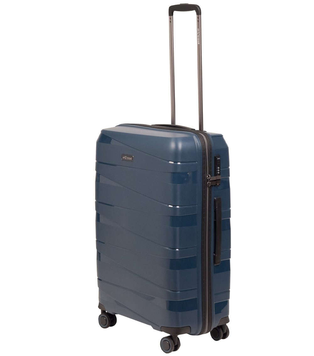 Малый чемодан L-case Prague blue ~ручная кладь~