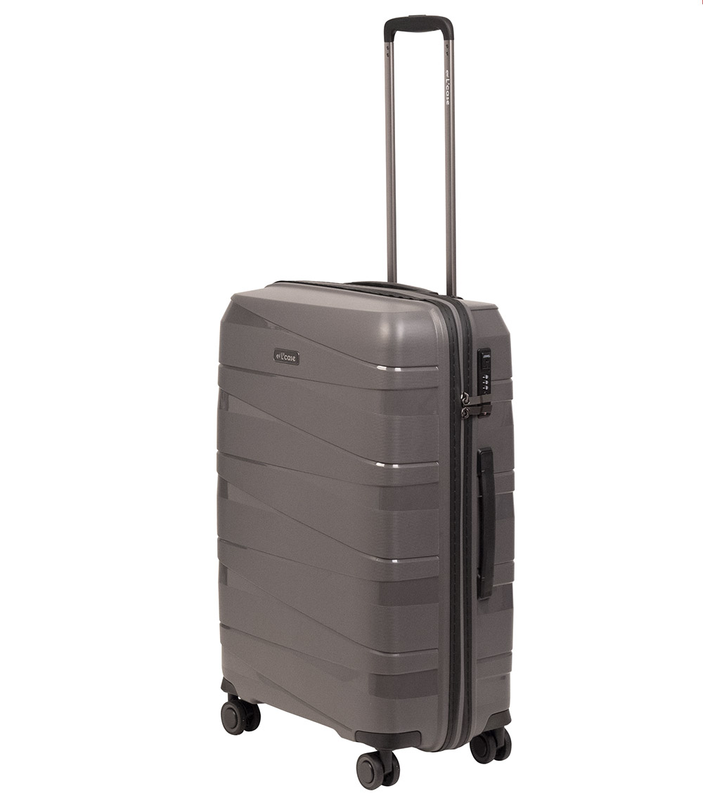 Малый чемодан L-case Prague darkgrey ~ручная кладь~