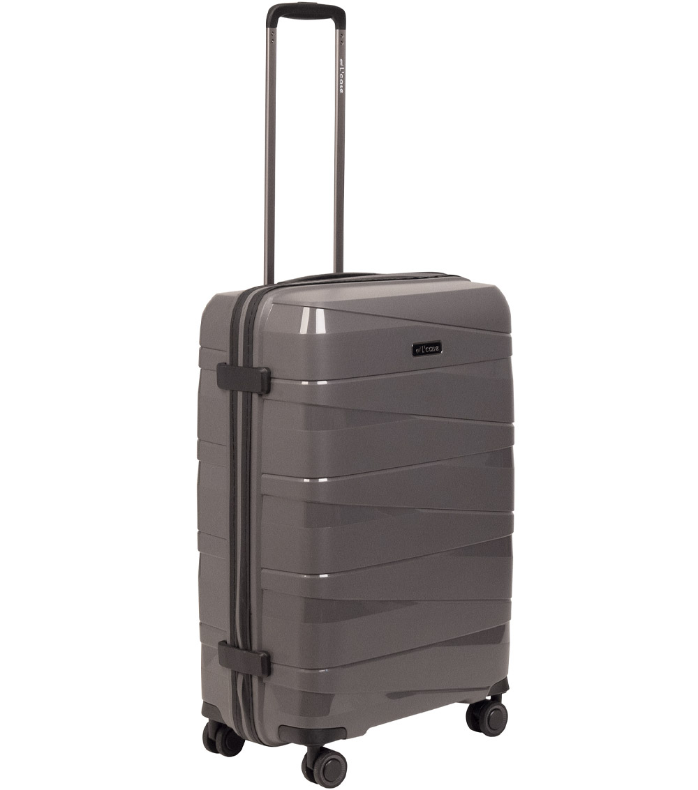 Малый чемодан L-case Prague darkgrey ~ручная кладь~