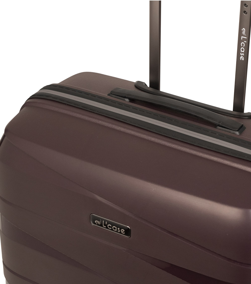 Большой чемодан L-case Prague Purple