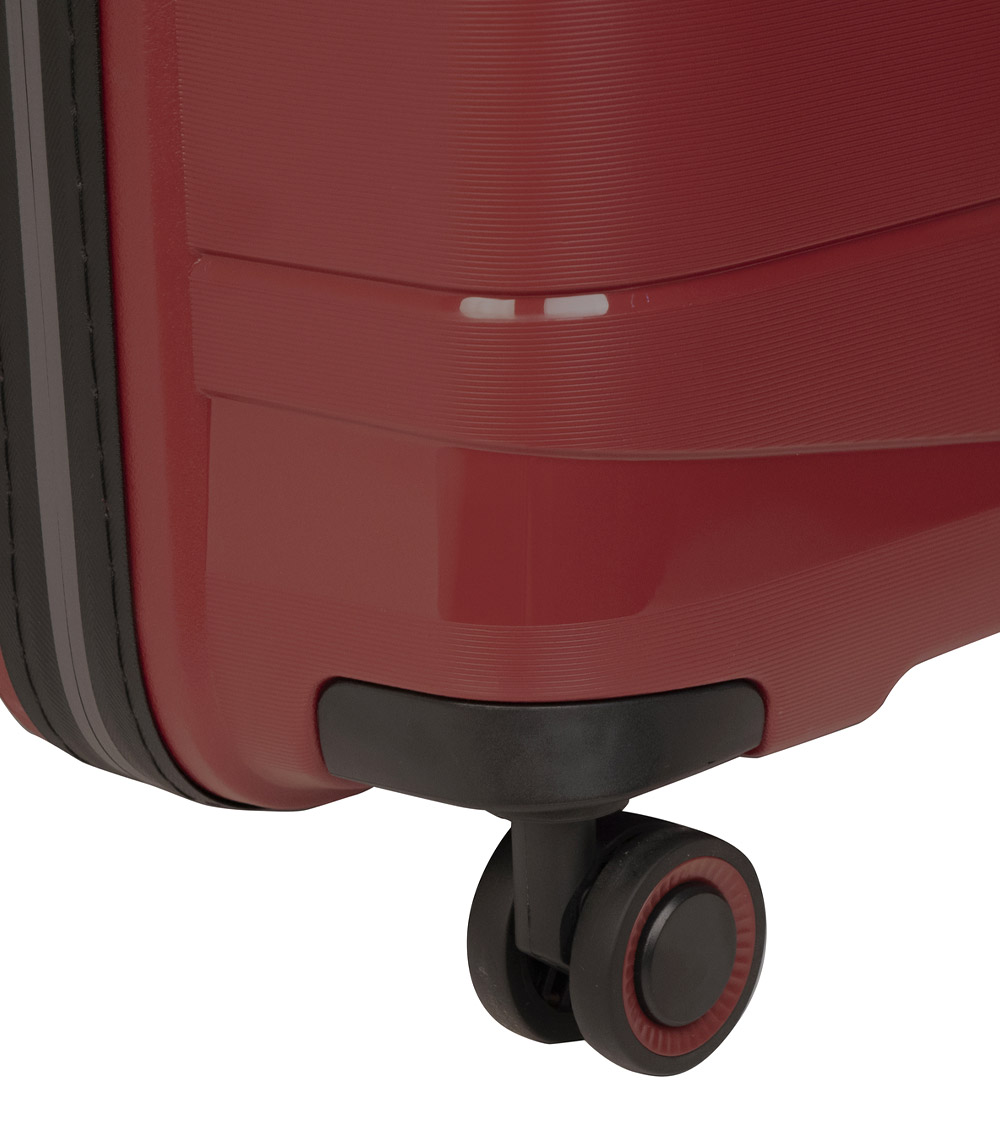 Средний чемодан L-case Prague red