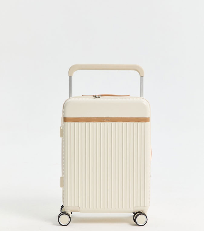 Малый чемодан L-case Roma (S - 55 см) светлый ~ручная кладь~