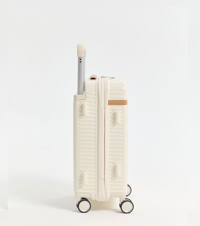 Малый чемодан L-case Roma (S - 55 см) светлый ~ручная кладь~