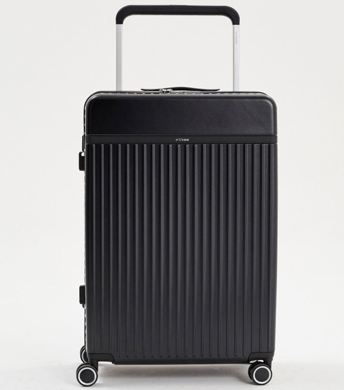 Большой чемодан L-case Roma (L - 75 см) черный