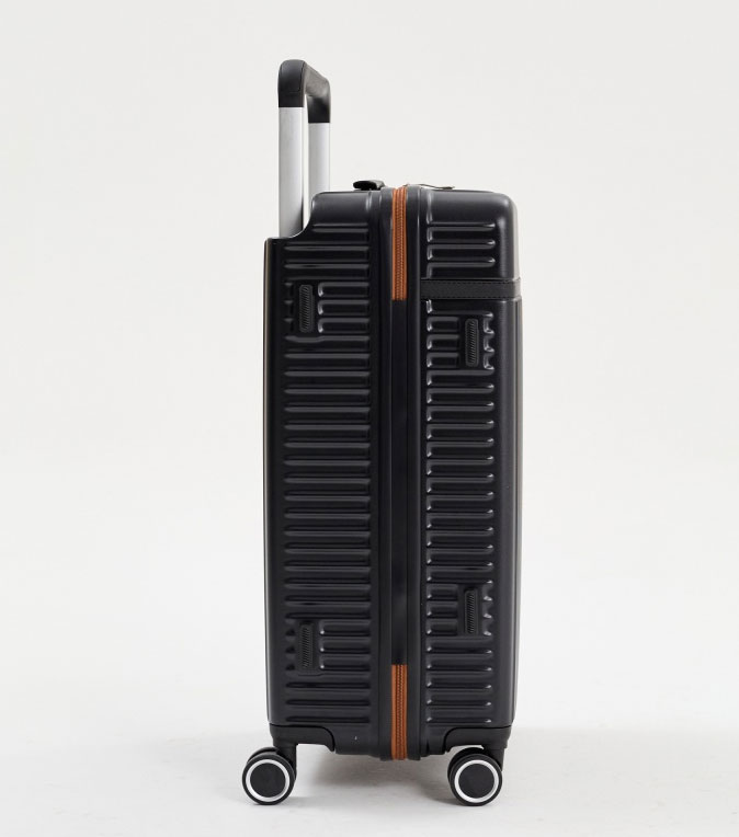 Средний чемодан L-case Roma (M - 64 см) черный