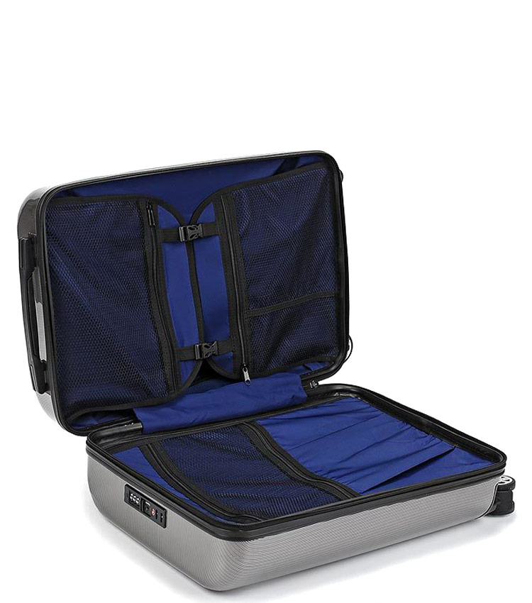 Большой чемодан Global Case Elit SV038-АC065-28 - серебро