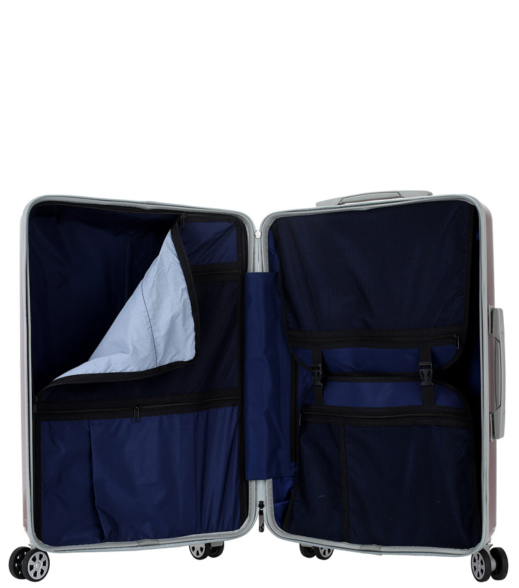 Средний чемодан Global Case Elit SV038-АC066-24 - бордовый