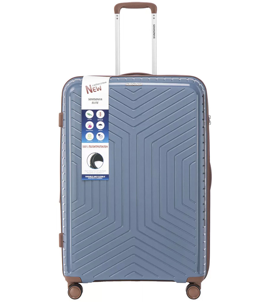 Большой чемодан Somsonya ELITE Dubai L (77 см) denim