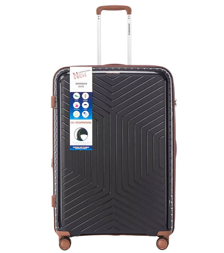 Средний чемодан Somsonya ELITE Dubai M (67 см) black