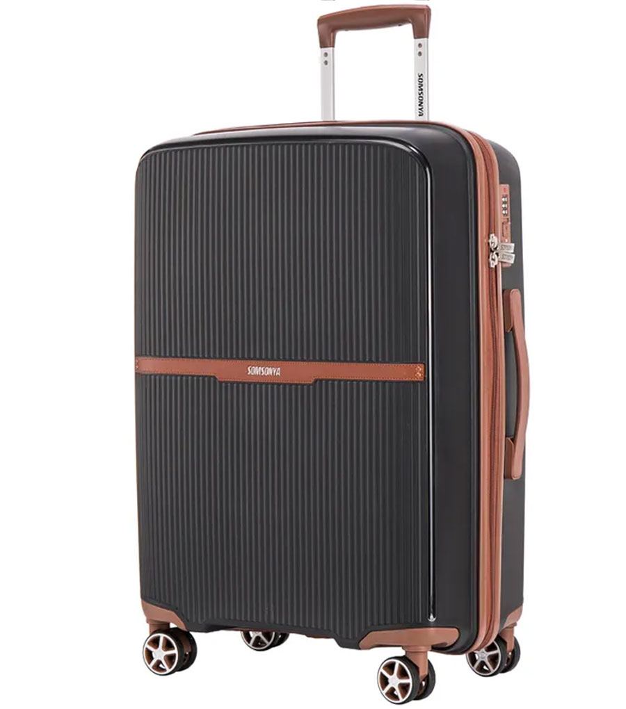 Большой чемодан Somsonya ELITE Vegas L (76 см) Black