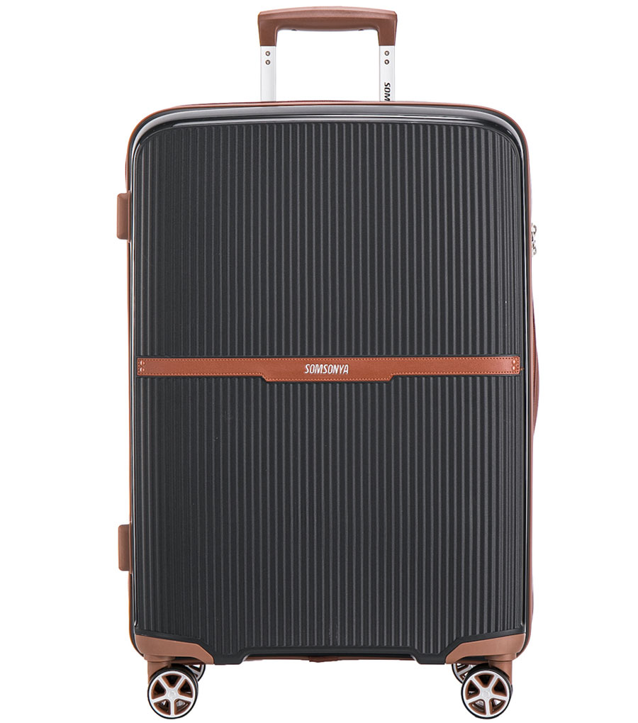 Большой чемодан Somsonya ELITE Vegas L (76 см) Black