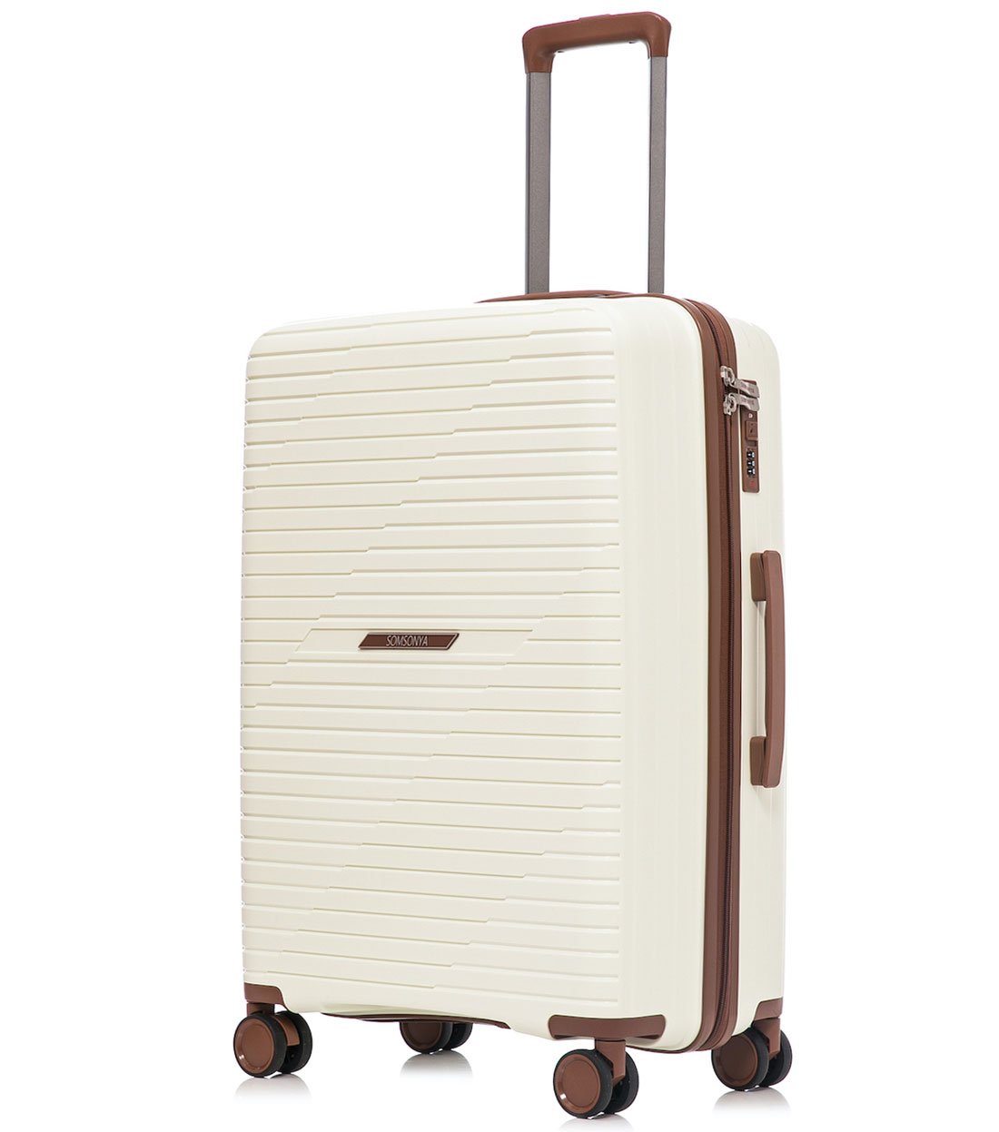 Средний чемодан Somsonya PP Singapore M (66 см) White