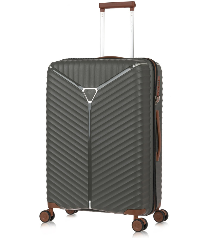 Средний чемодан L-case Seoul grey (67 см)