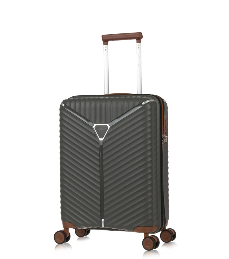 Малый чемодан L-case Seoul grey 55 см ~ручная кладь~