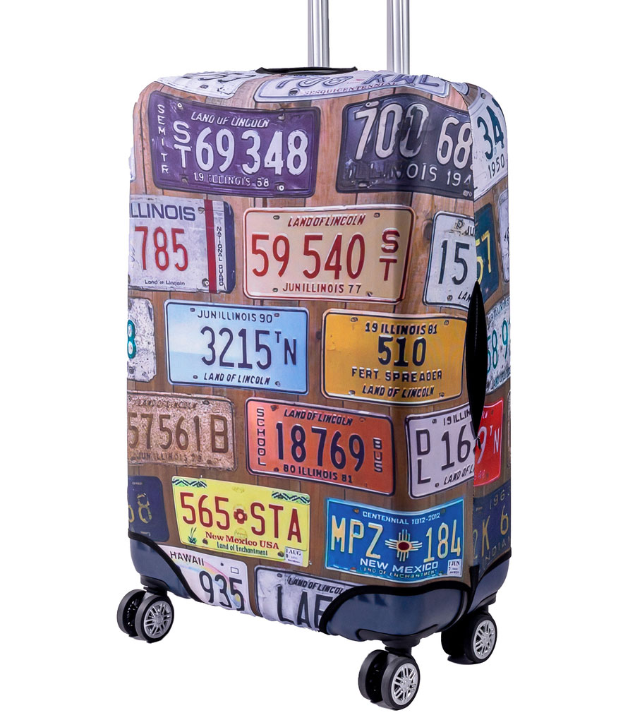 Чехол на малый чемодан S Somsonya numbers ~S~ (52–58 см)