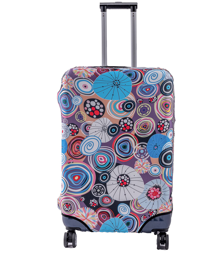 Чехол на большой чемодан L Somsonya Japanese pattern ~L~ (65–78 см)