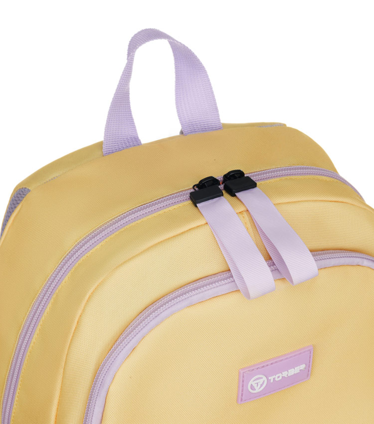 Рюкзак TORBER CLASS X Mini (T1801-23-Yel) + Мешок для сменной обуви в подарок!