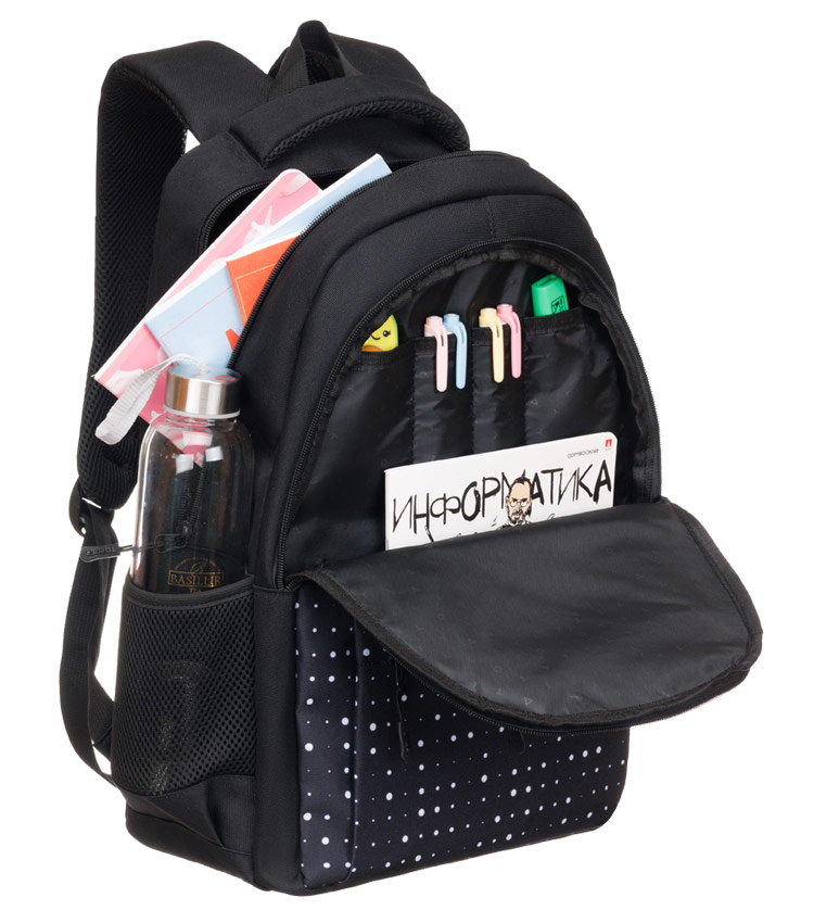 Рюкзак TORBER CLASS X (T2602-23-BLK-W) + Мешок для сменной обуви в подарок!