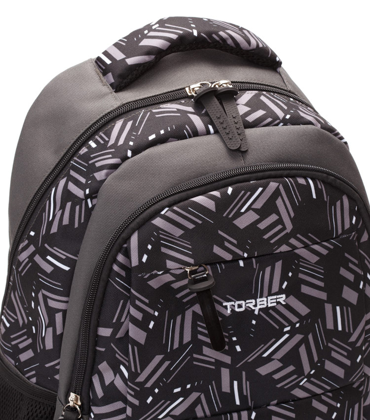 Рюкзак TORBER CLASS X (T2602-GRE-P) + Пенал в подарок!