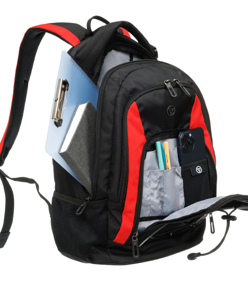 Рюкзак TORBER Rockit T2375B черно-красный