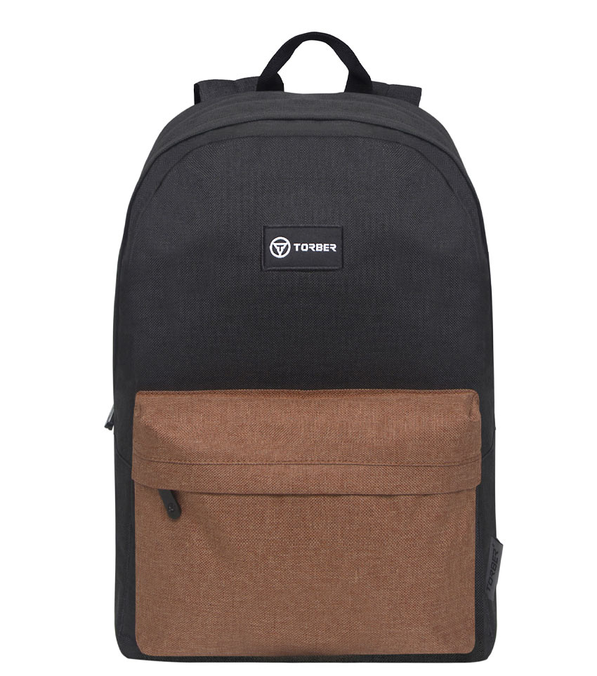 Городской рюкзак TORBER GRAFFI T8965-BLK-BRW