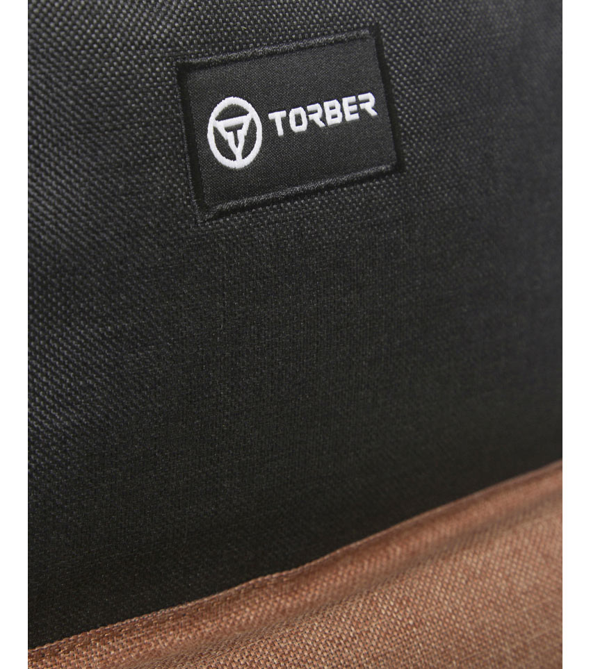 Городской рюкзак TORBER GRAFFI T8965-BLK-BRW