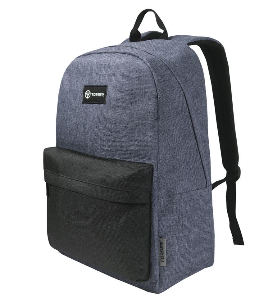 Городской рюкзак TORBER GRAFFI T8965-GRE-BLK