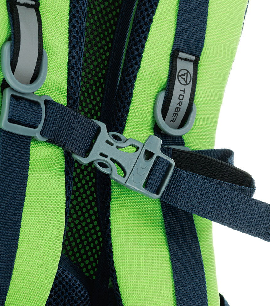 Рюкзак TORBER Camping 30 L blue-green