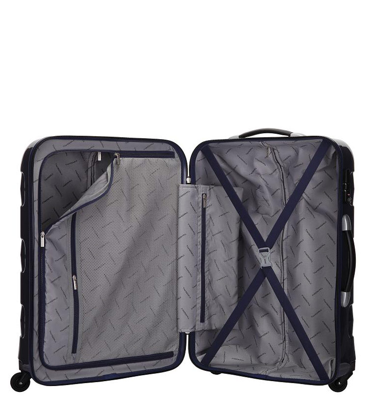 Средний чемодан спиннер Transworld 17192 green (69 см)