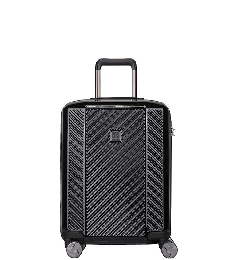 Большой чемодан спиннер Transworld 17230 black (75 см)