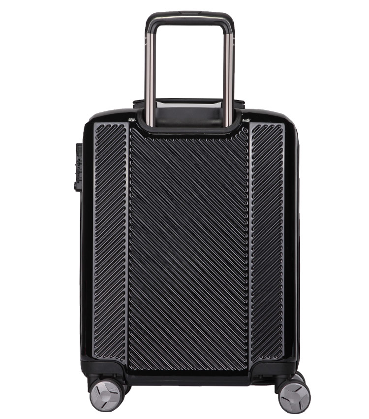 Средний чемодан спиннер Transworld 17230 black (66 см)