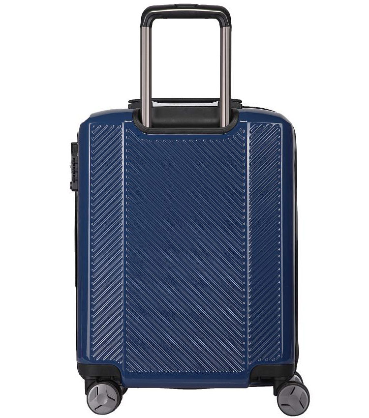 Средний чемодан спиннер Transworld 17230 blue (66 см)