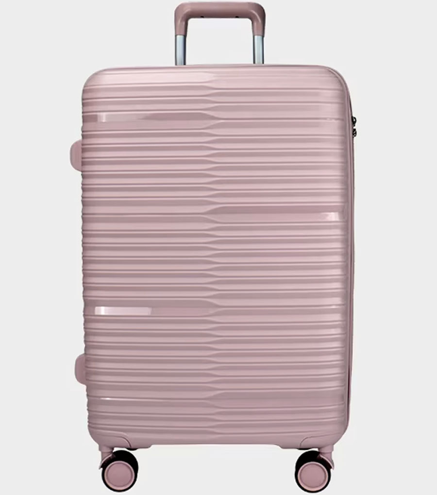 Большой чемодан PP Trovato 214 L (75 cm) - pink