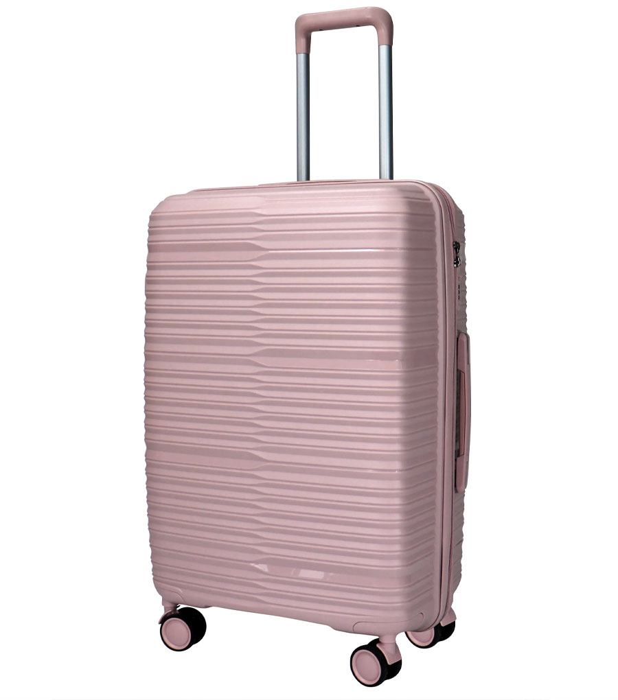 Большой чемодан PP Trovato 214 L (75 cm) - pink