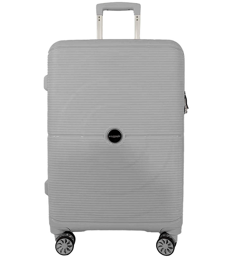 Большой чемодан PP Trovato 803 L (76 cm) - Grey