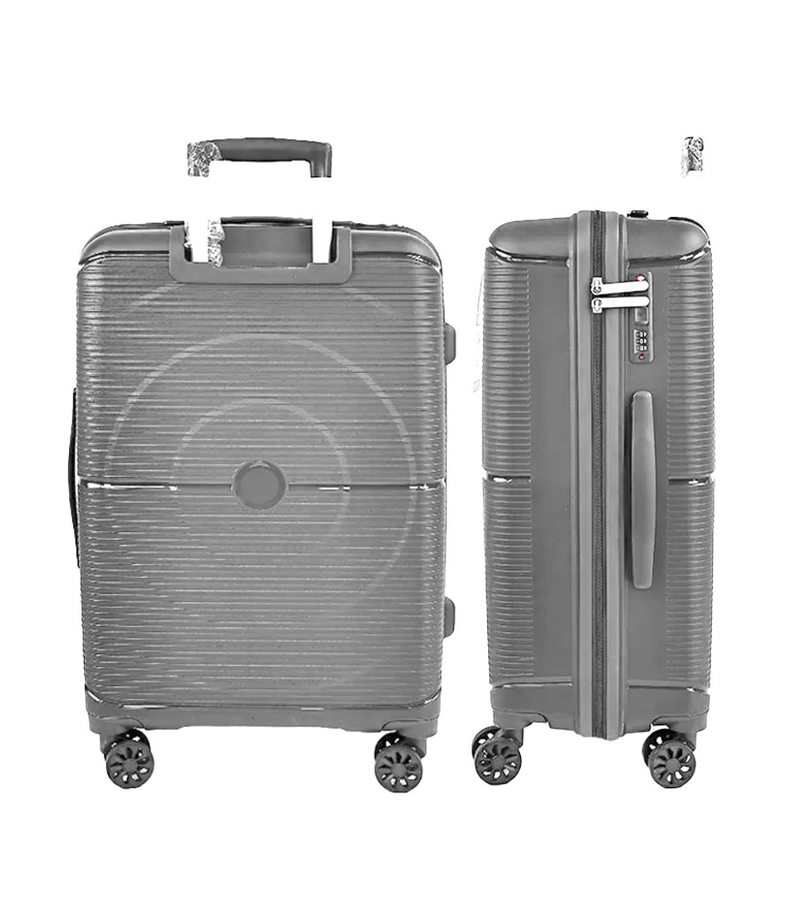 Большой чемодан PP Trovato 803 L (76 cm) - Grey