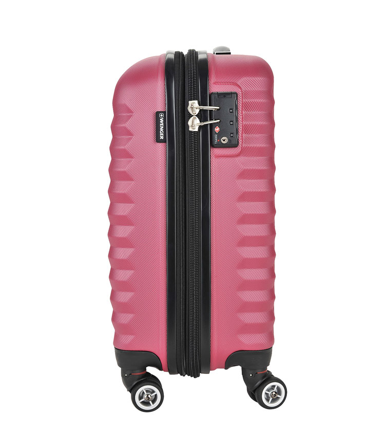 Малый чемодан спиннер Fribourg WENGER red-pink SW32300152 (54 см)