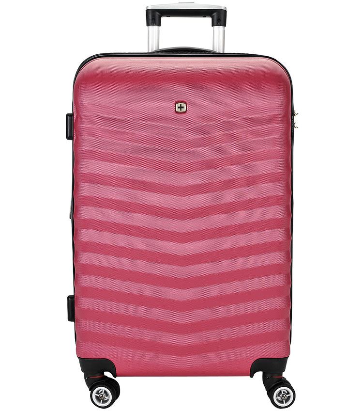 Большой чемодан спиннер Fribourg WENGER red-pink SW32300177 (77 см)