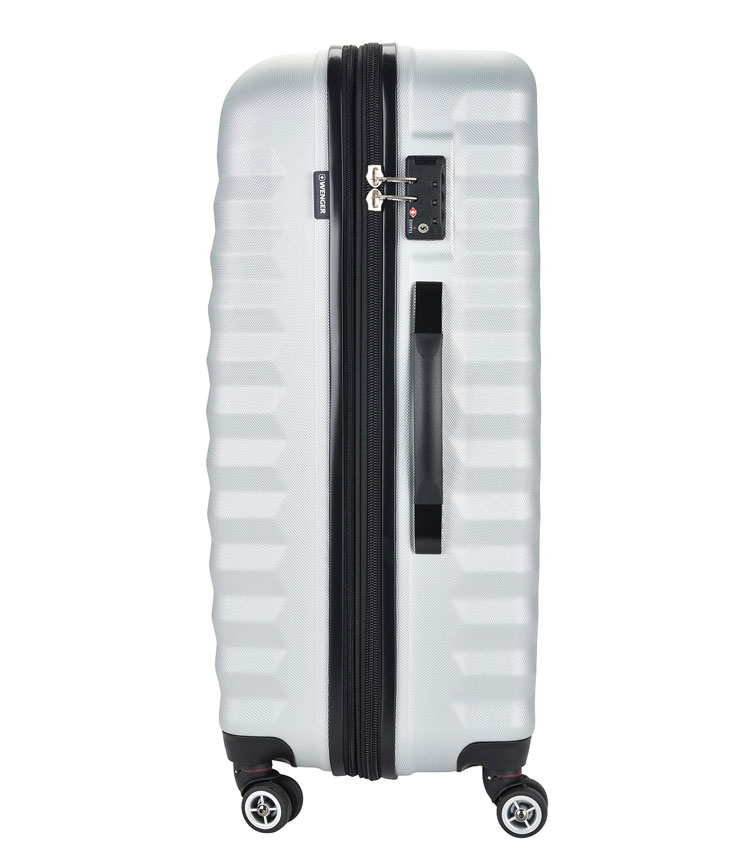 Большой чемодан спиннер Fribourg WENGER silver SW32300477 (77 см)