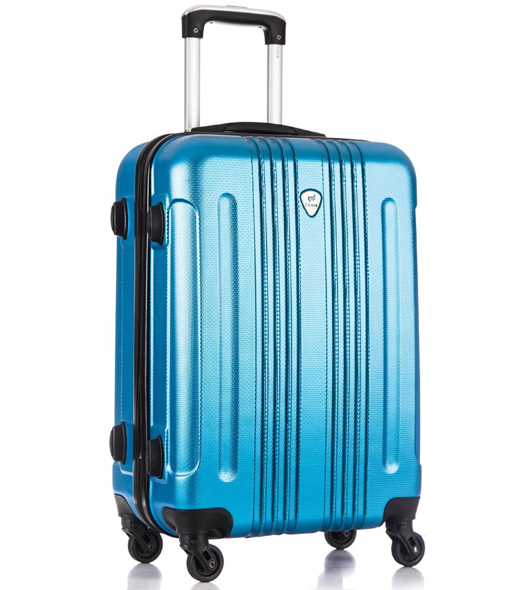 Средний чемодан спиннер Lcase Bangkok blue (63 см)