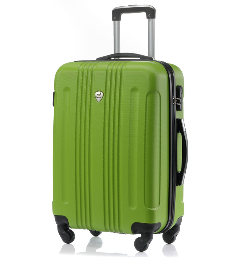 Средний чемодан спиннер Lcase Bangkok green (63 см)