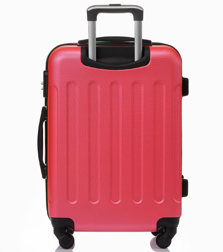 Большой чемодан спиннер Lcase Bangkok peach pink (72 см)