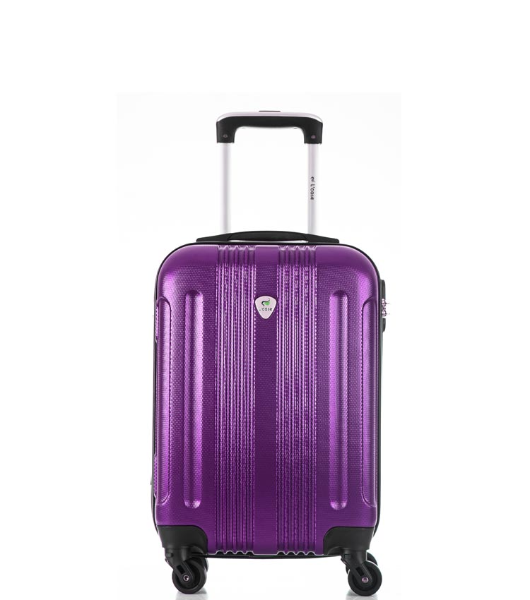 Малый чемодан спиннер Lcase Bangkok purple (55 см ~ручная кладь~)