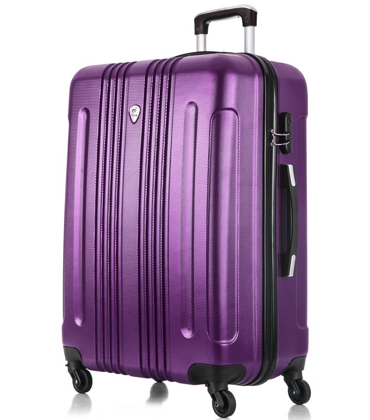 Большой чемодан спиннер Lcase Bangkok purple (72 см)